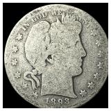 1893-S Silver Barber Half Dollar NICE CIRC