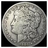 1904-S Silver Morgan Dollar LIGHTLY CIRCULATED