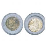 [2 Coins] 1832-1834 Capped Bust Half Dollar