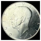 1938 Sweden Silver 2 Kroner UNCIRCULATED