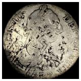 1777Mo FM Mexico Silver 8 Reales Chopmarked  HIGH