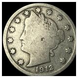 1912-S Liberty Head Nickel NICELY CIRCULATED