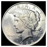 1923 Silver Peace Dollar CHOICE BU