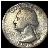 1932-D Silver Washington Quarter NICELY CIRCULATED