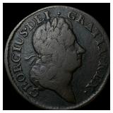 1823 Ireland Copper Halfpenny LIGHTLY CIRCULATED