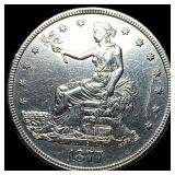 1877-S Silver Trade Dollar CLOSELY UNCIRCULATED