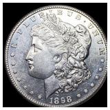 1898-S Silver Morgan Dollar CLOSELY UNCIRCULATED