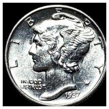 1937 FSB Mercury Dime CHOICE BU