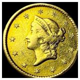 1849 Gold $1 Liberty Head Type 1 HIGH GRADE