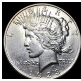 1923 Peace Silver Dollar CLOSELY UNCIRCULATED