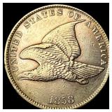 1858 Flying Eagle Cent CLOSELY UNCIRCULATED