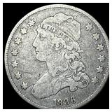 1836 Capped Bust Silver Quarter NICELY  CIRCULATE