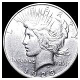 1923 Silver Peace Dollar CLOSELY UNCIRCULATED