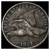 1857 Copper-Nickel Flying Eagle Cent HIGH GRADE