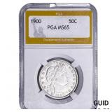 1900 Barber Half Dollar PGA MS65