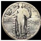 1927-S Silver Standing Liberty Quarter NICELY CIRC