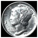 1918-D Silver Mercury Dime CHOICE BU