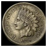 1859 Indian Head Cent NEARLY UNCIRCULATED