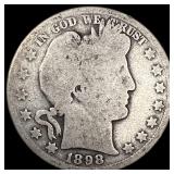 1898-O Silver Barber Half Dollar NICELY  CIRCULAT
