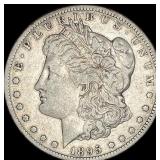 1895-S Silver Morgan Dollar ABOUT  UNCIRCULATED