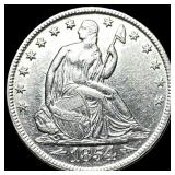 1925 Stone Mountain Silver Half Dollar CHOICE AU