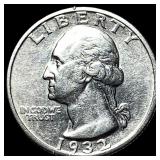 1932-S Silver Washington Quarter CLOSELY UNCIRCULA