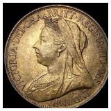 1896 Great Britain Copper Farthing UNCIRCULATED