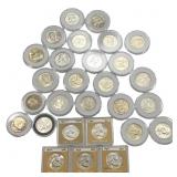 [28 Coins] 1948-2003 Silver Half Dollar Lot