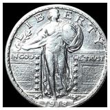 1918 Standing Liberty Quarter NEARLY UNCIRCULATED