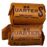 [40 Coins] Mixed Date Silver Washington Quarters