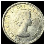 Canada Silver 10 Cents NEARLY UNCIRCULATED