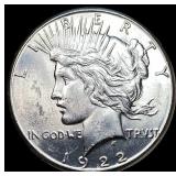 1922 Silver Peace Dollar CHOICE BU