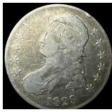 1829 Capped Bust Half Dollar LIGHTLY  CIRCULATED