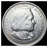 1892 Silver Columbian Half Dollar NEARLY UNCIRCULA