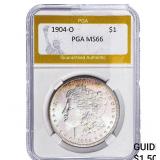 1904-O Morgan Silver Dollar PGA MS66