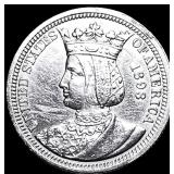 1893 Columbian Exposition Quarter Dollar UNCIRCULA