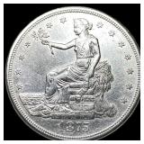 1875-S Silver Trade Dollar CLOSELY UNCIRCULATED