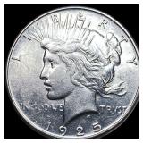 1925-S Silver Peace Dollar CLOSELY UNCIRCULATED