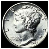 1938 Mercury Dime CHOICE BU