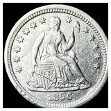 1856-O Silver Half Dime CLOSELY UNCIRCULATED