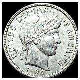 1906 Silver Barber Dime UNCIRCULATED
