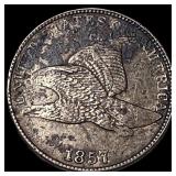 1857 Flying Eagle Cent NEARLY UNCIRCULATED
