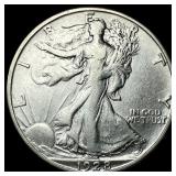 1928-S Walking Liberty Half Dollar ABOUT  UNCIRCU