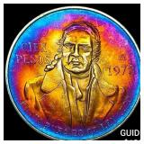 1978 Mexico Silver 100 Pesos Monster Toned UNCIRCU