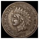 1875 Indian Head Cent NEARLY UNCIRCULATED