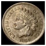 1859 Copper-Nickel Indian Head Cent CHOICE AU