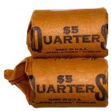 [40 Coins] Mixed Date Silver Washington Quarters