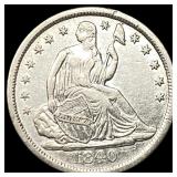 1840 Seated Liberty Silver Half Dime CLOSELY UNCIR