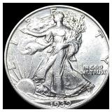 1939-S Silver Walking Liberty Half Dollar NEARLY U