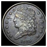 1835 Copper Half Cent CLOSELY UNCIRCULATED